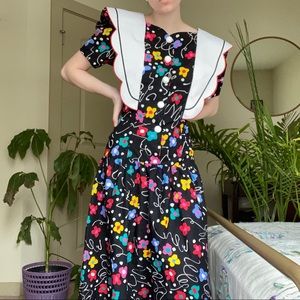 Go Vicki! 80s Vintage Floral Dress